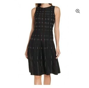 NIC + ZOE Women petite jewel neck A line d…